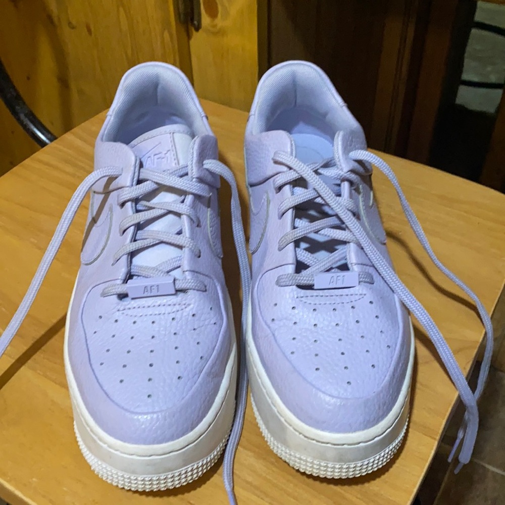 Nike Air Force 1 platform shoes